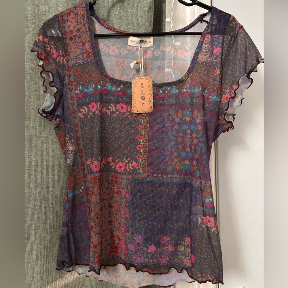 Natural life blouse